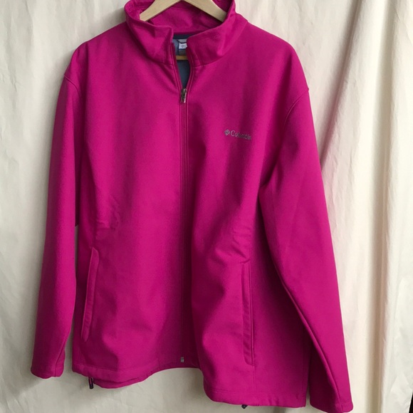 Columbia Jackets & Blazers - Columbia Plus Size Krusher soft shell jacket pink